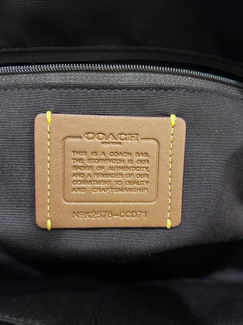 Coach (NWT) Station Tote in Jasmine - Picture 3 of 17